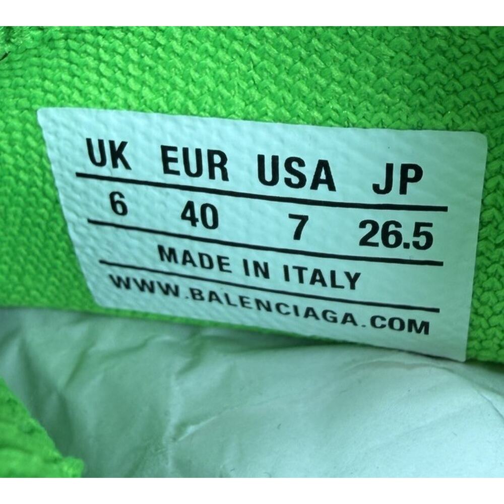 Size 40EU/7US - Balenciaga Speed 2.0 Fluo Green NEW! - Picture 10 of 10